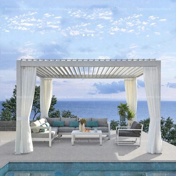 Lima Aluminum Pergola (3M*4M) White