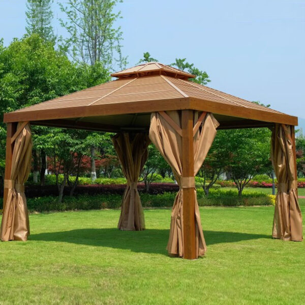 Julep  Wood Grain Gazebo (3.65M*3.65M)